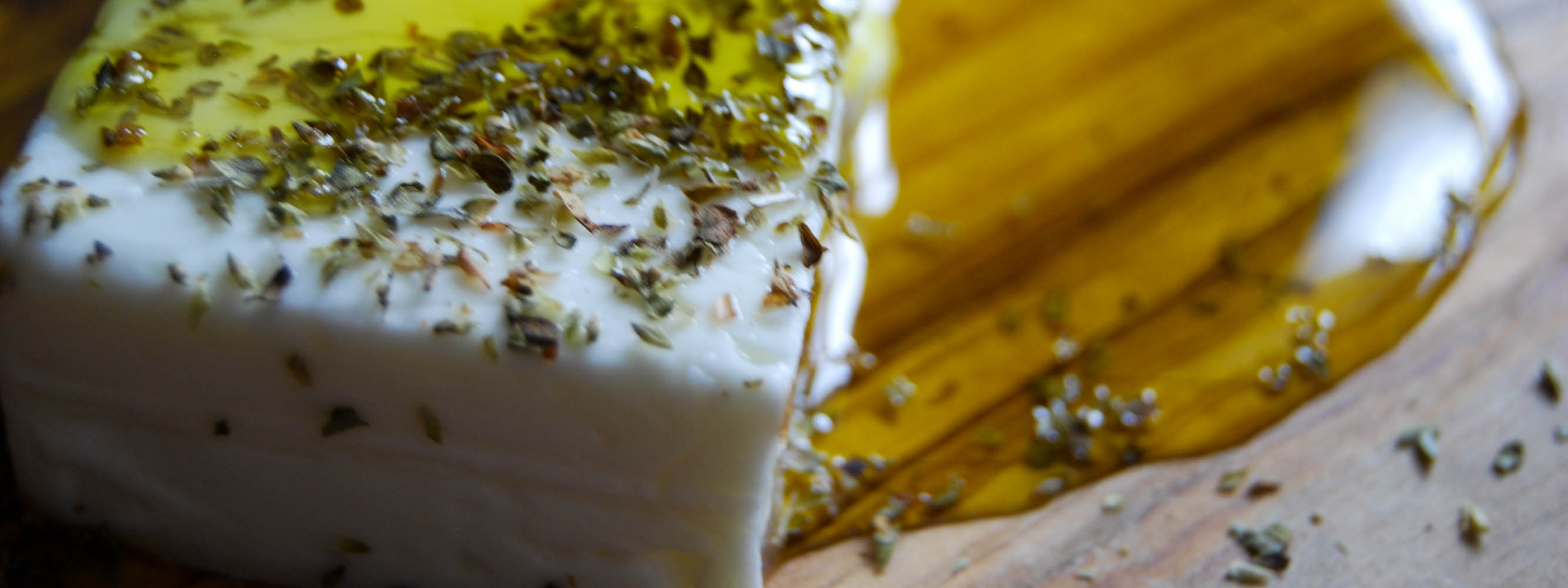 Feta cheese, oregano and Eliris olive oil