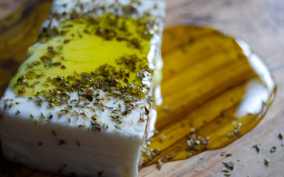 Feta, Oregano & Eliris Extra Virgin Olive Oil